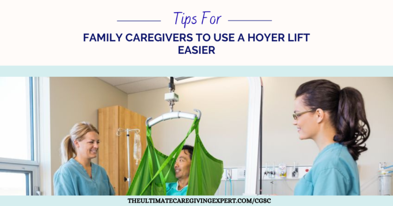 Use a hoyer lift easier